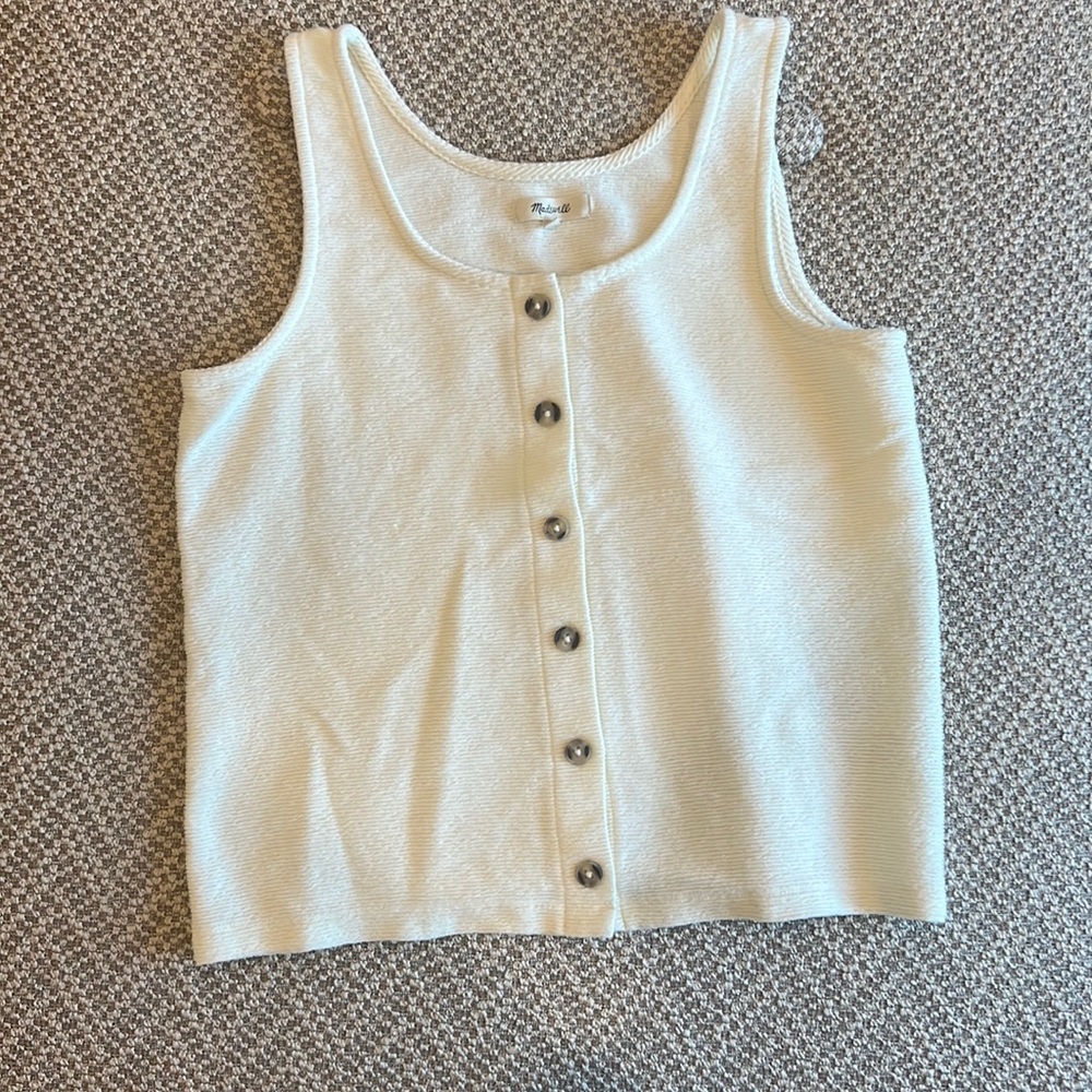 Madewell Button Front Tank